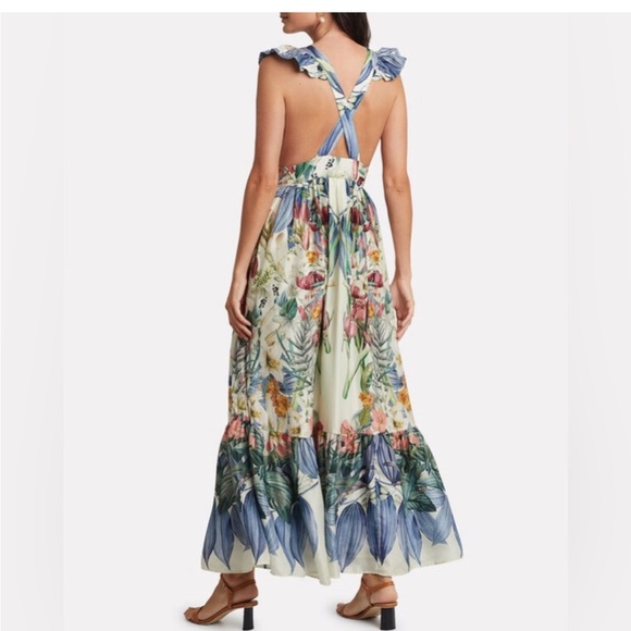 CAROLINA K Penelope Floral Silk Maxi Dress - Picture 2 of 11